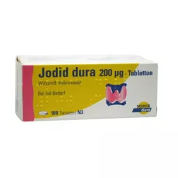 JODID dura 200 µg tabletes, 100 gab