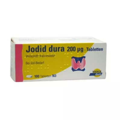 JODID dura 200 µg tabletes, 100 gab JODID dura 200 µg tabletes, 100 gab