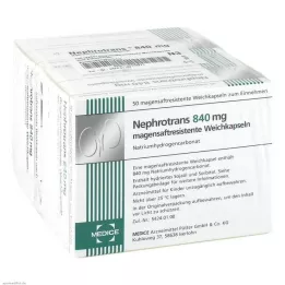 NEPHROTRANS 840 mg kapsulas ar zarnu apvalku, 100 gab