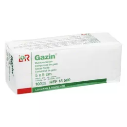 GAZIN Marle komp. 5x5 cm nesterila 8x Op, 100 gab