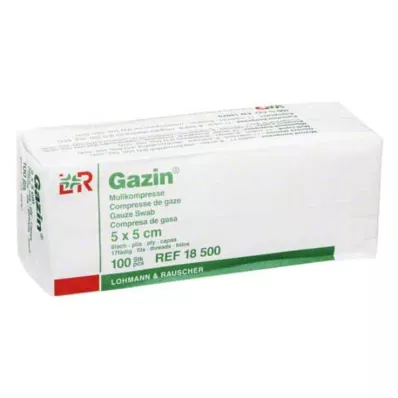 GAZIN Marle komp. 5x5 cm nesterila 8x Op, 100 gab