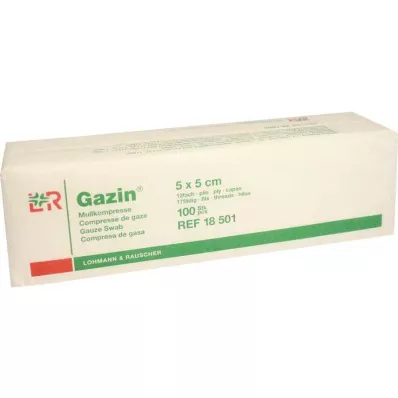 GAZIN Marle komp. 5x5 cm nesterila 12x op, 100 gab