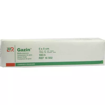 GAZIN Marle komp. 5x5 cm nesterila 16x op, 100 gab