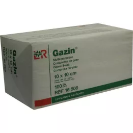 GAZIN Marle komp. 10x10 cm nesterila 16x op, 100 gab
