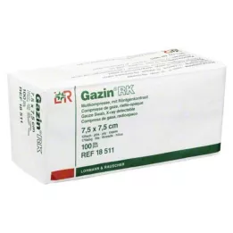 GAZIN Marle komp. 7,5x7,5 cm nesterila 12x RK, 100 gab