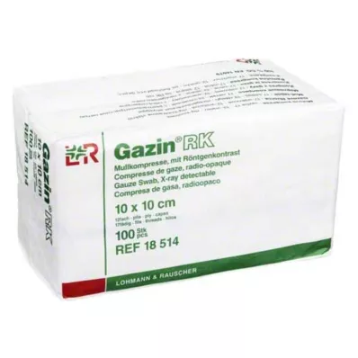 GAZIN Marle komp. 10x10 cm nesterila 12x RK, 100 gab