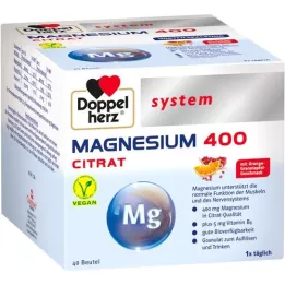DOPPELHERZ Magnija 400 citrāta sistēmas granulas, 40 gab