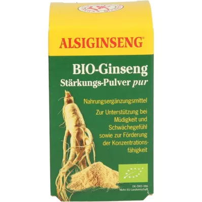 ALSIGINSENG Stiprinošais pulveris tīrs, 30 g