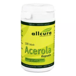 ACEROLA KAPSELN dabīgais C vitamīns, 120 gab
