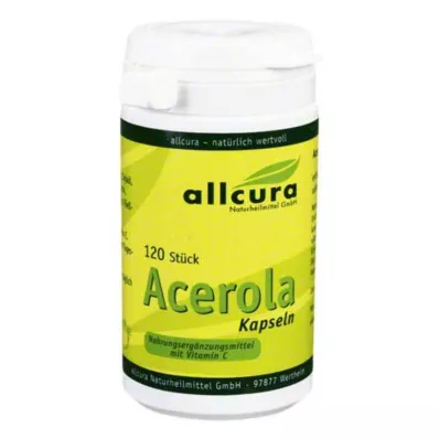 ACEROLA KAPSELN dabīgais C vitamīns, 120 gab