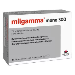 MILGAMMA mono 300 apvalkotās tabletes, 30 gab