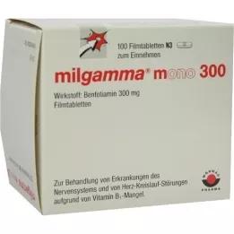 MILGAMMA mono 300 apvalkotās tabletes, 100 gab