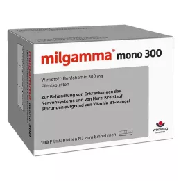 MILGAMMA mono 300 apvalkotās tabletes, 100 gab