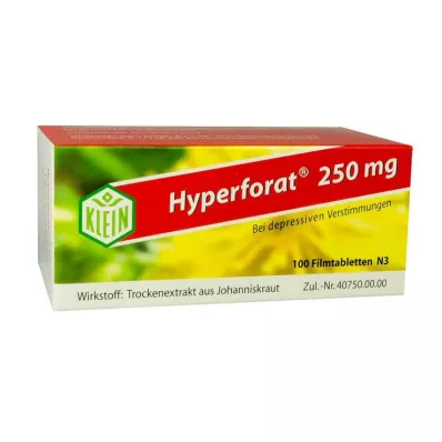 HYPERFORAT 250 mg apvalkotās tabletes, 100 gab HYPERFORAT 250 mg apvalkotās tabletes, 100 gab