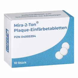 MIRA 2 māla plāksnīšu krāsojošās tabletes, 10 gab