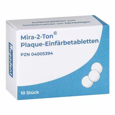 MIRA 2 māla plāksnīšu krāsojošās tabletes, 10 gab