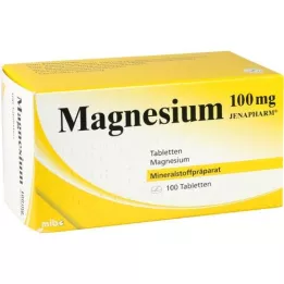 MAGNESIUM 100 mg Jenapharm tabletes, 100 gab