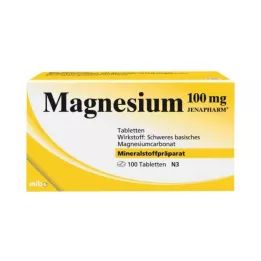 MAGNESIUM 100 mg Jenapharm tabletes, 100 gab