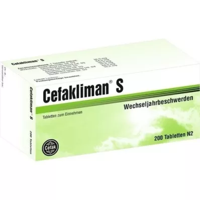 CEFAKLIMAN S tabletes, 200 gab