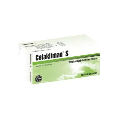CEFAKLIMAN S tabletes, 200 gab