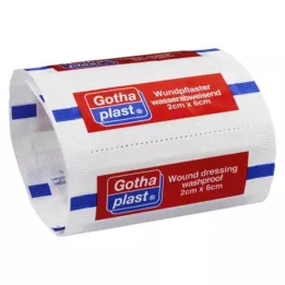 GOTHAPLAST Ūdensnecaurlaidīgs brūču apmetums 2x6 cm, 1 gab