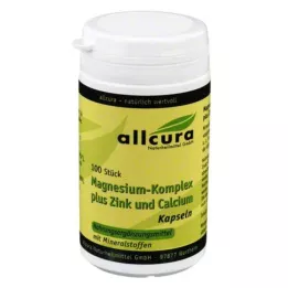 MAGNESIUM KOMPLEX m.Zink+Kalcijs kapsulas, 100 kapsulas