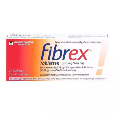 FIBREX Tabletes, 20 gab