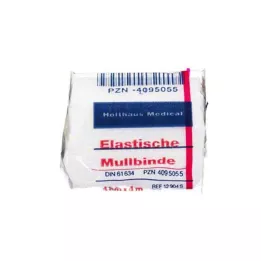 MULLBINDEN elastīga gumija 4 cmx4 m, 1 gab