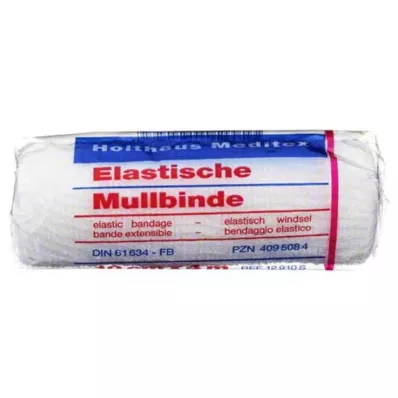 MULLBINDEN elastīga gumija 10 cmx4 m, 1 gab