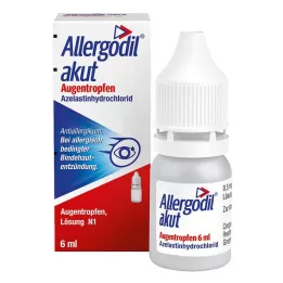 ALLERGODIL akūti acu pilieni, 6 ml