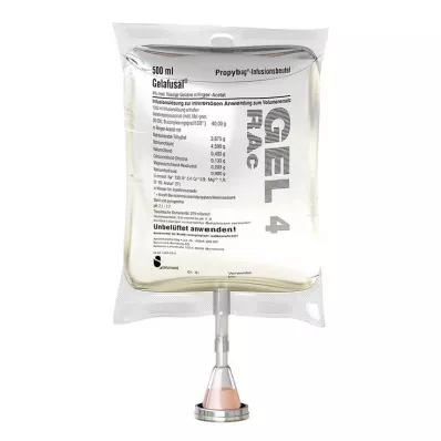 GELAFUSAL PP-Btl. infūziju šķīduma, 10X500 ml