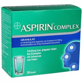 ASPIRIN COMPLEX Btl.w.Gran.z.Herst.e.Susp.z.Einn., 20 gab