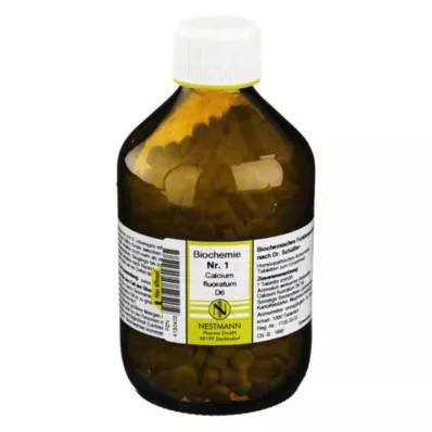 BIOCHEMIE 1 Calcium fluoratum D 6 tabletes, 1000 gab