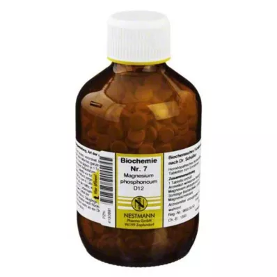 BIOCHEMIE 7 Magnesium phosphoricum D 12 tabletes, 1000 kapsulas BIOCHEMIE 7 Magnesium phosphoricum D 12 tabletes, 1000 kapsulas