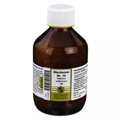 BIOCHEMIE 10 Natrium sulfuricum D 6 tabletes, 1000 gab