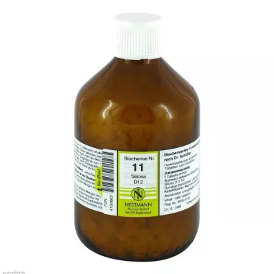 BIOCHEMIE 11 Silicea D 12 tabletes, 1000 kapsulas