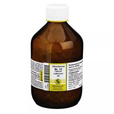 BIOCHEMIE 12 Calcium sulfuricum D 6 tabletes, 1000 kapsulas