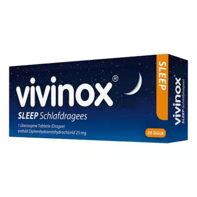 VIVINOX Miega apvalkotās tabletes, 20 gab VIVINOX Miega apvalkotās tabletes, 20 gab