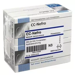 CC-NEFRO Filmē apvalkotās tabletes, 200 gab