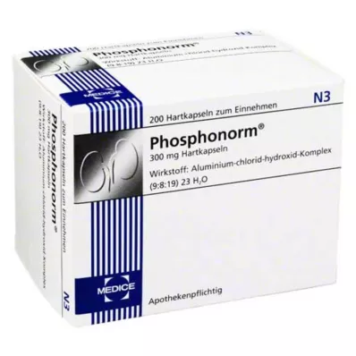 PHOSPHONORM Cietās kapsulas, 200 gab