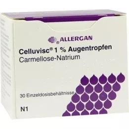 CELLUVISC 1% acu pilieni, 30X0,4 ml