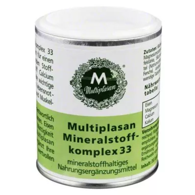 MULTIPLASAN Minerālu komplekss 33 tabletes, 350 kapsulas MULTIPLASAN Minerālu komplekss 33 tabletes, 350 kapsulas