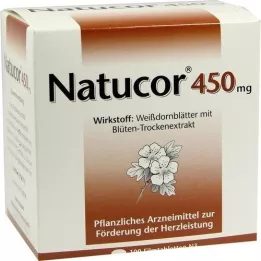 NATUCOR 450 mg apvalkotās tabletes, 100 gab