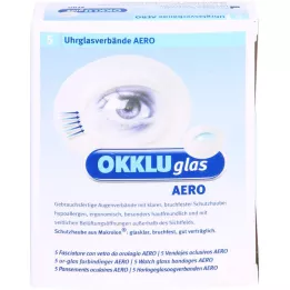 OKKLUGLAS Aero pulksteņa stikla pārsējs, 5 gab