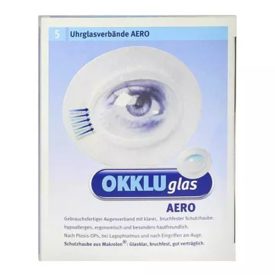 OKKLUGLAS Aero pulksteņa stikla pārsējs, 5 gab