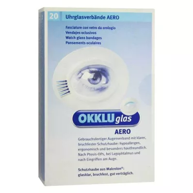 OKKLUGLAS Aero pulksteņa stikla pārsējs, 20 gab