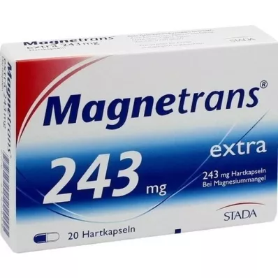 MAGNETRANS papildu 243 mg cietās kapsulas, 20 gab