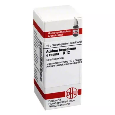 ACIDUM BENZOICUM E Resina D 12 bumbiņas, 10 g ACIDUM BENZOICUM E Resina D 12 bumbiņas, 10 g