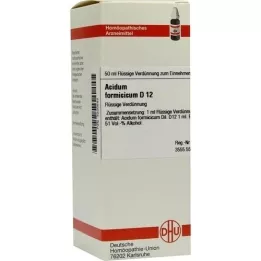 ACIDUM FORMICICUM D 12 atšķaidījums, 50 ml