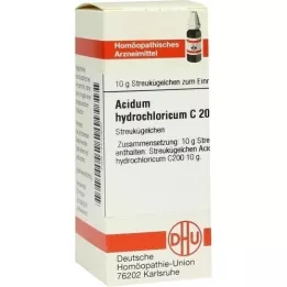 ACIDUM HYDROCHLORICUM C 200 bumbiņas, 10 g